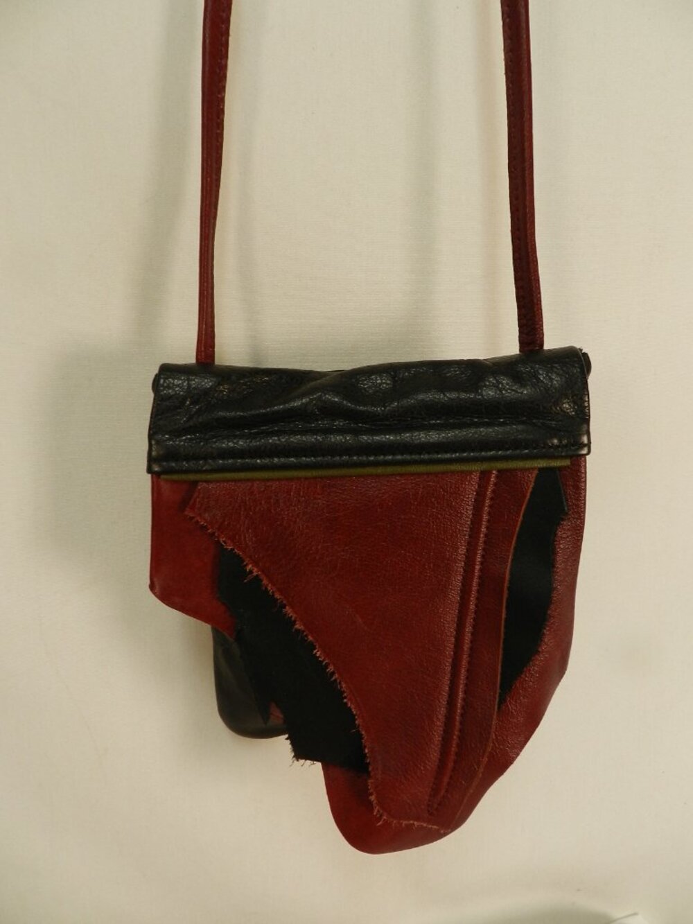 Ann Ringness Vintage Handmade Patchwork small crossbody bag purse back pocket - Picture 4 of 11